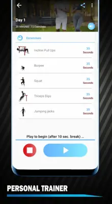 Calisthenics Bodyweight android App screenshot 3